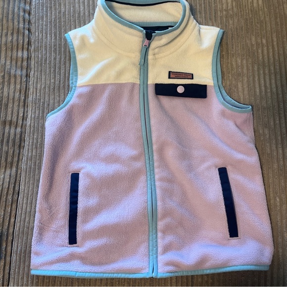 Vineyard Vines Other - Vineyard Vines Girls Vest White / Purple Size M 12-14